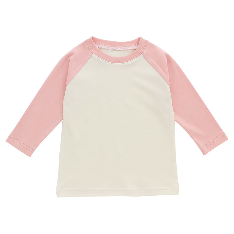 Оптовая продажа, зимняя детская верхняя одежда унисекс, детская однотонная футболка, топы с длинными рукавами для малышей, одежда для малышей