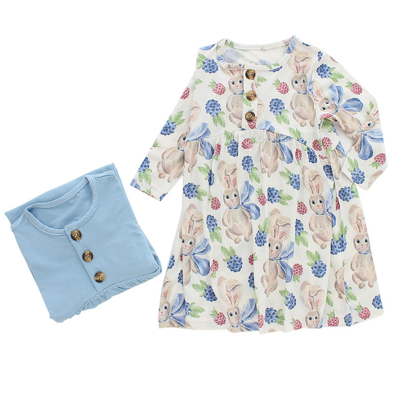 Очень мягкая текстура, бамбуковое вязаное весеннее детское платье с длинными рукавами и пуговицами, дизайнерское платье для маленьких девочек