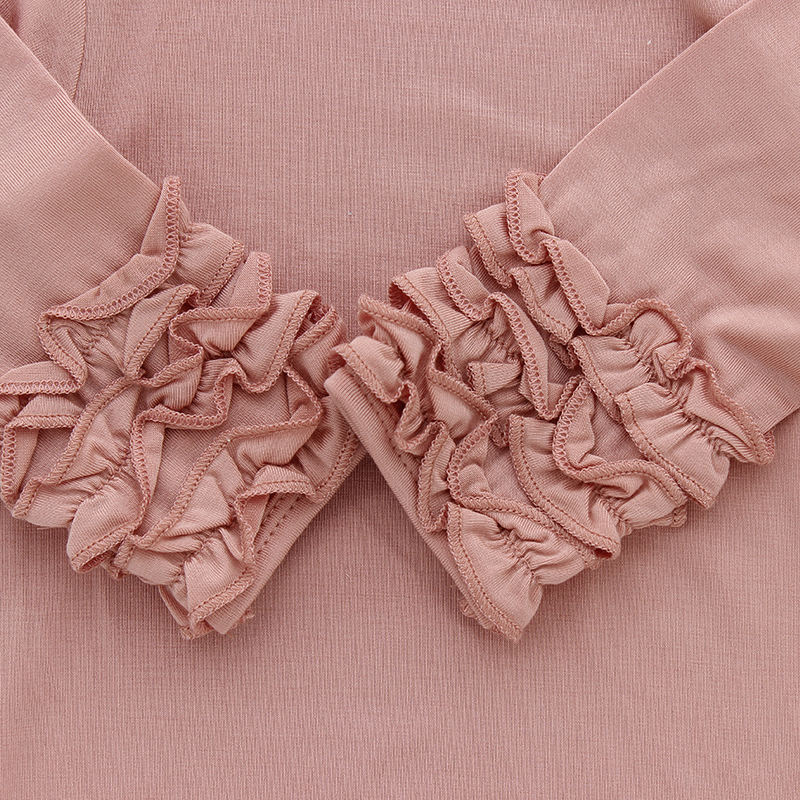 Новые популярные ночные рубашки для сна для маленьких девочек, детский спальный мешок с длинными рукавами и круглым воротником, стильные пижамы с повязкой на голову