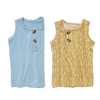Модная майка для девочек, дышащий жилет, летняя майка для девочек, бамбуковый спандекс, хлопковый мягкий жилет для маленьких девочек