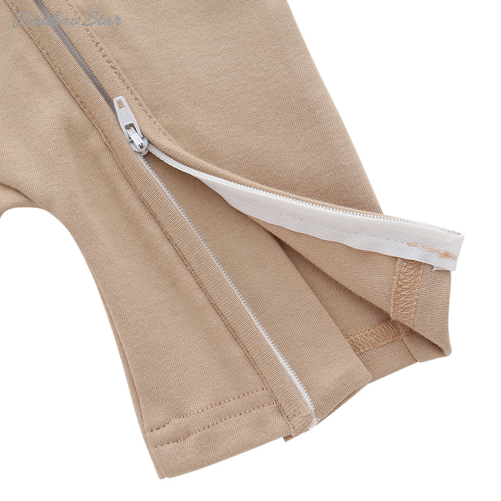 Новые поступления, Лидер продаж, модный вязаный летний комбинезон с красивым узором и короткими рукавами, двусторонняя молния, детский комбинезон