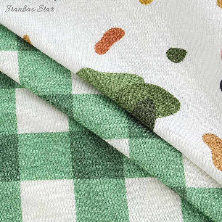 Новый принт на заказ, весна-осень, детские пижамные комплекты, бамбуковая вискоза, комплект из двух предметов для новорожденных мальчиков, комплект детской одежды