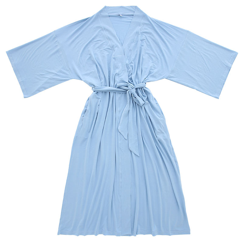 Новый дизайн для женщин и девочек OEM с принтом сплошной цвет летняя ночная рубашка повседневный стиль 95% бамбуковая вискоза и 5% спандекс ткань пижамный халат