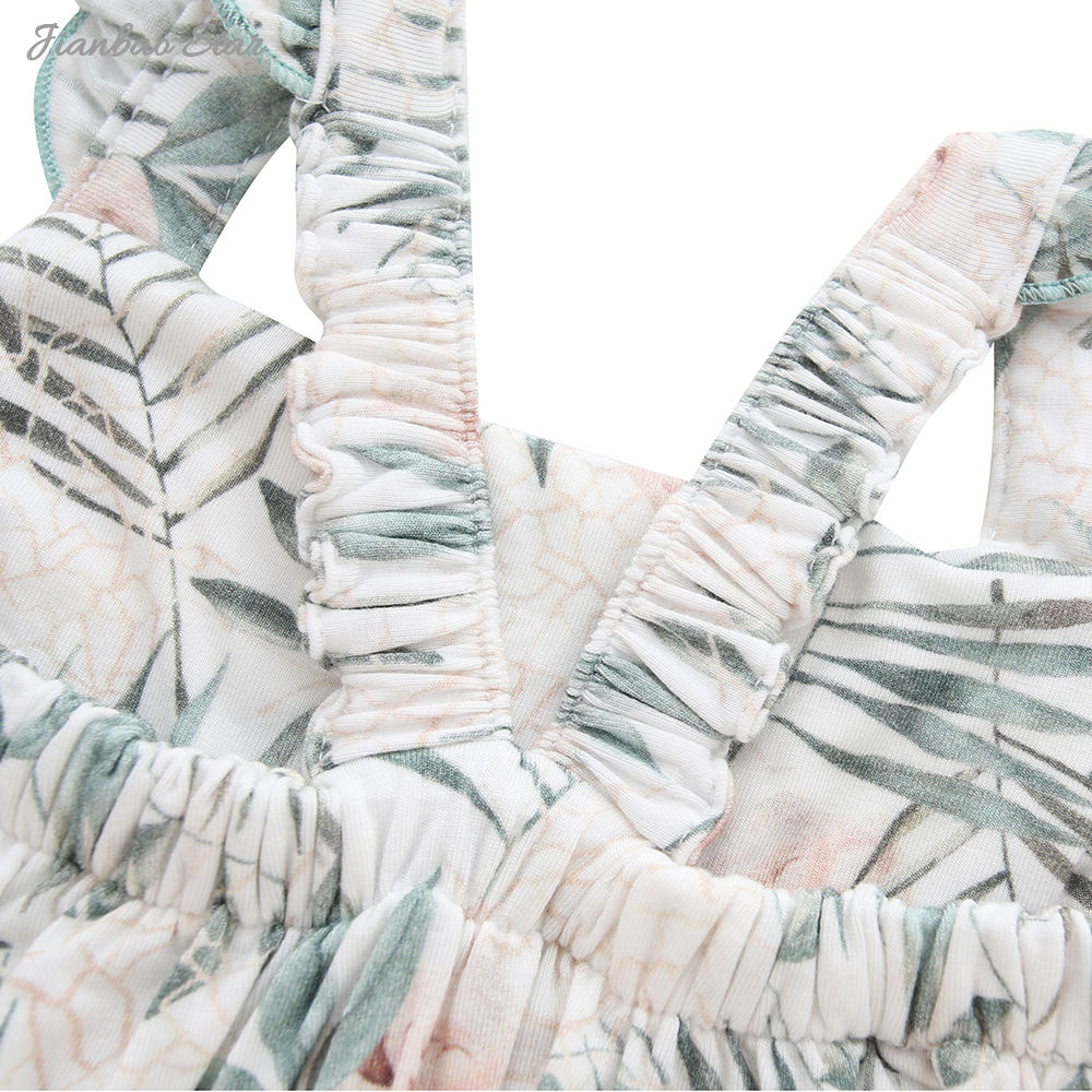 Мягкая бамбуковая детская одежда для ужина, комбинезон для новорожденных 0-3 месяцев, бамбуковый комбинезон с развевающимися рукавами для девочек и мальчиков