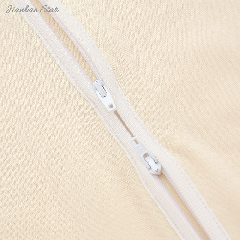 Очень мягкий детский комбинезон из бамбуковой хлопчатобумажной ткани с длинными рукавами на молнии и пуговицах, стильный комплект одежды для малышей, детская одежда с принтом на заказ