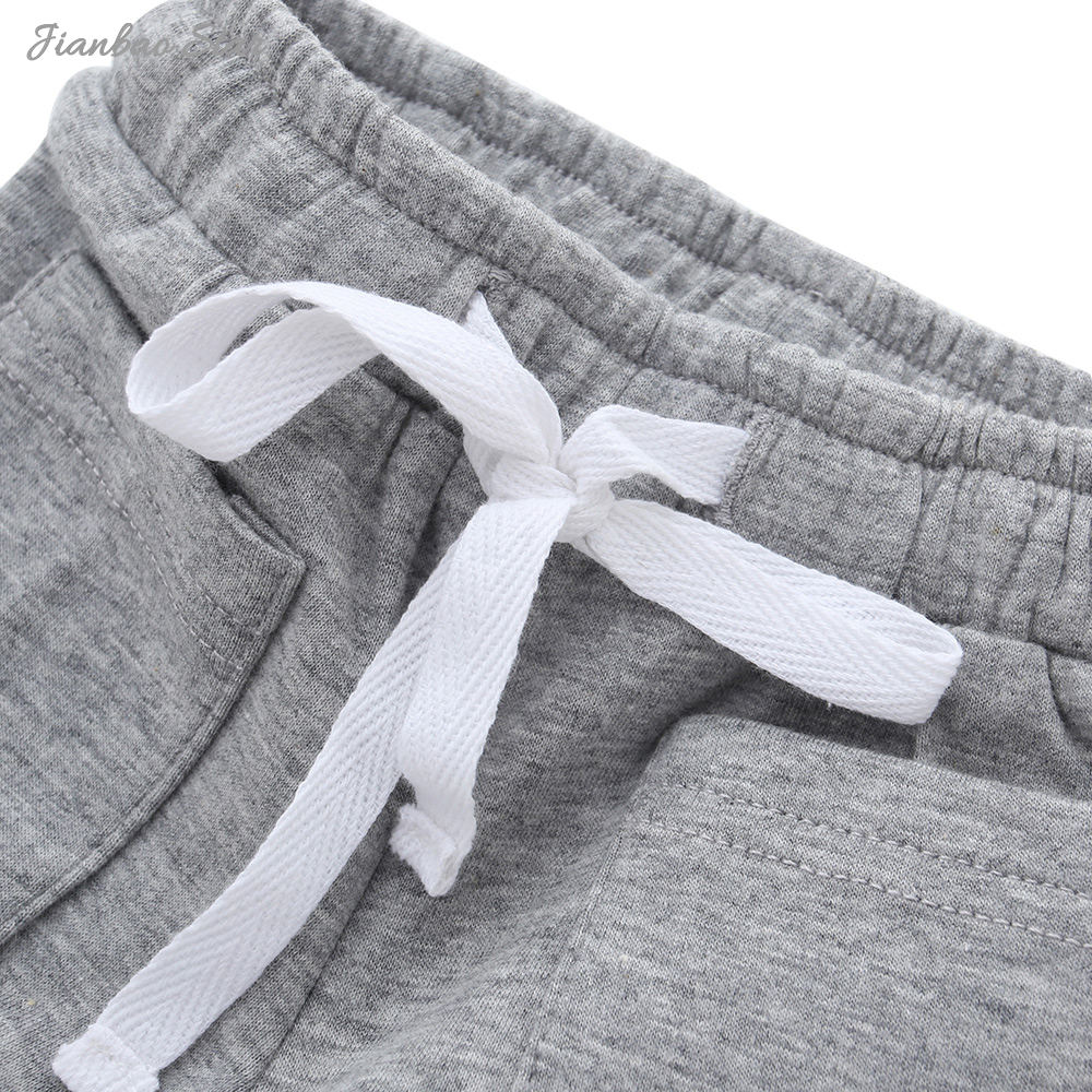 Классический серый оптовый весенне-осенний однотонный комплект одежды с длинными рукавами и капюшоном унисекс для малышей из двух предметов