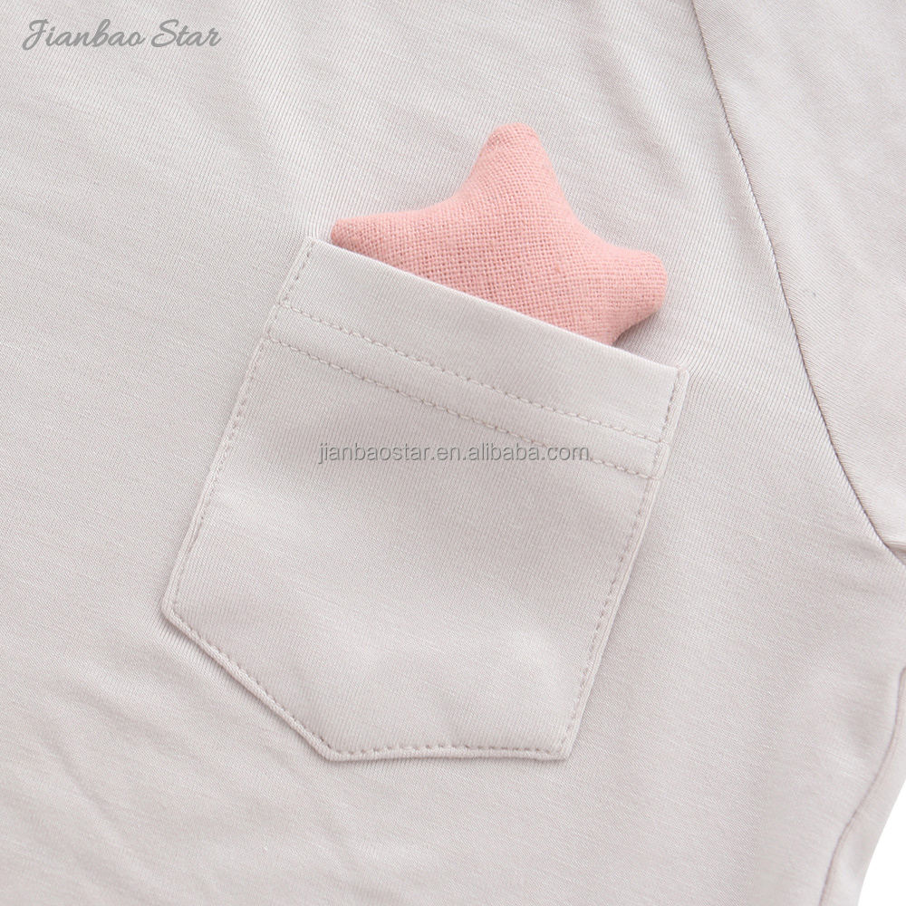 Классический стиль, свободный наряд, оптовая продажа, однотонная одежда для сна, бамбуковая хлопковая футболка с короткими рукавами для младенцев, детей и взрослых