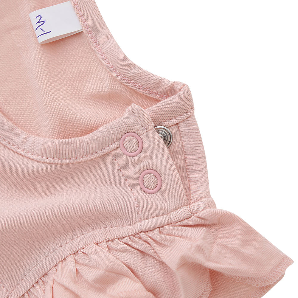 Новые поступления, высокое качество, горячая распродажа, однотонные таможенные платья без рукавов с рюшами и пуговицами, милые платья для маленьких девочек