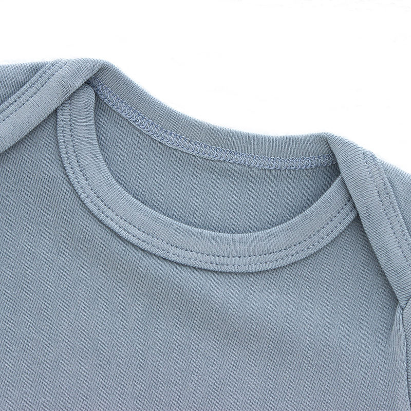 Костюмы с длинными рукавами, комплект из бамбука, спандекса, хлопка, мягкие детские пижамы, унисекс, детская одежда, экологически чистая повседневная одежда из 2 предметов