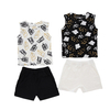 Комплекты детской одежды Топы без рукавов и шорты Брюки 100% хлопок Трикотаж унисекс Оптовая продажа Детская одежда Премиум-одежда для малышей
