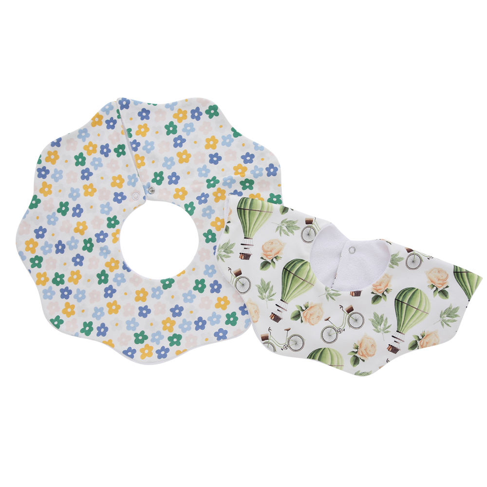 Оптовая цена по прейскуранту завода-изготовителя, 100% хлопок, бамбук, детские нагрудники для малышей, милый индивидуальный заказ, хит продаж, фартук с цветком, как детские нагрудники