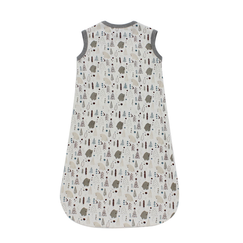 Оптовая продажа, детский спальный мешок с длинным рукавом на молнии, стильная одежда для сна для новорожденных, одежда унисекс для маленьких девочек и мальчиков, мешок для сна с принтом на заказ