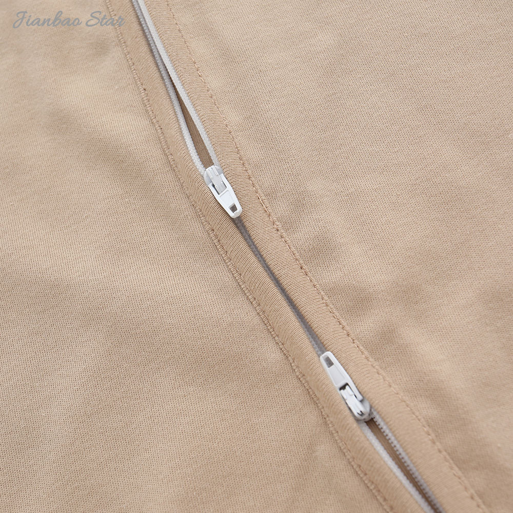 Новые поступления, Лидер продаж, модный вязаный летний комбинезон с красивым узором и короткими рукавами, двусторонняя молния, детский комбинезон